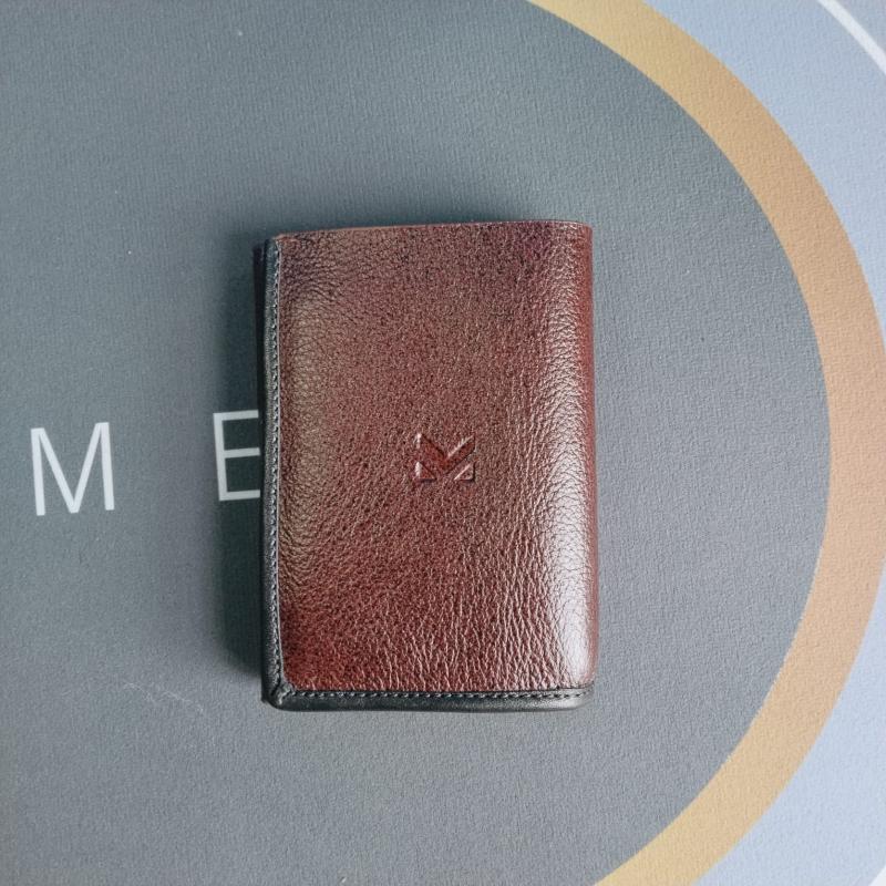 Premium 100% Pure Leather Bi-Fold Wallet for Men – Brown
